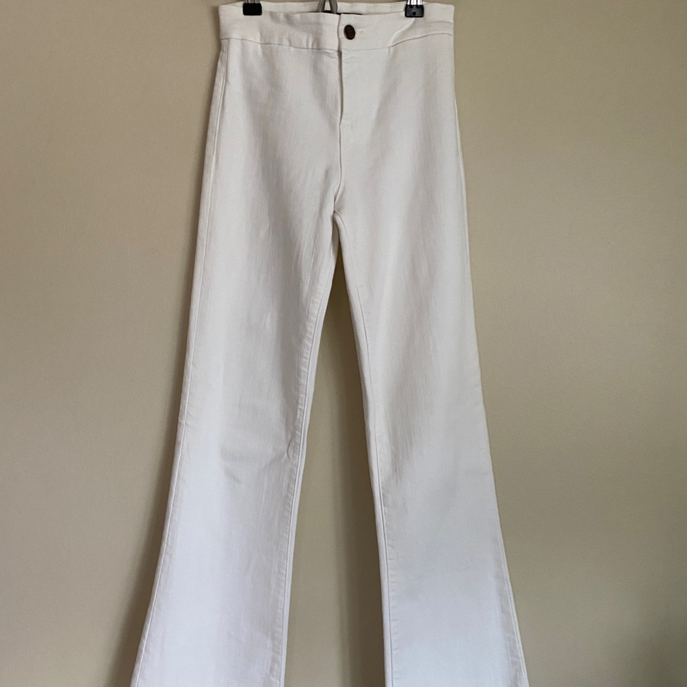 White Flare Jeans